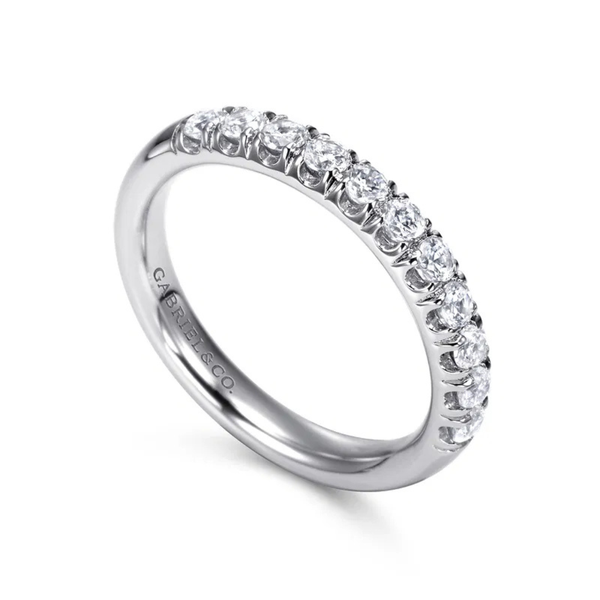 Gabriel & Co. Contemporary White Gold Diamond Band Image 3 SVS Fine Jewelry Oceanside, NY