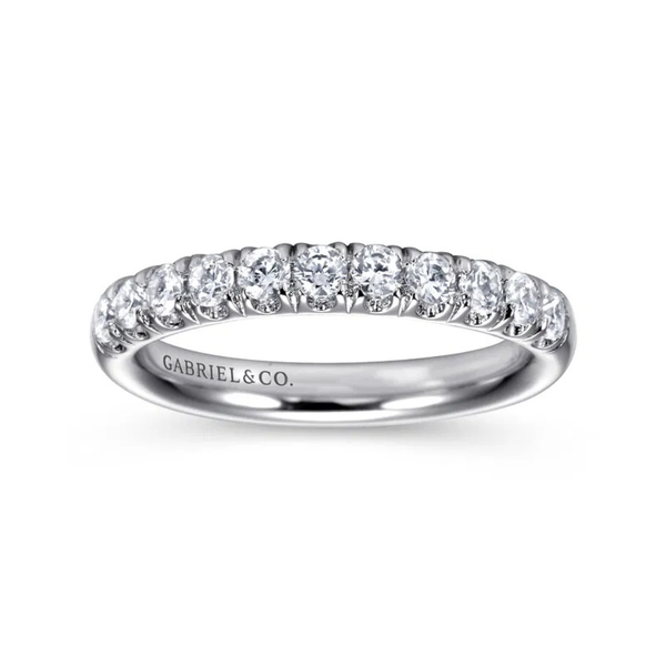 Gabriel & Co. Contemporary White Gold Diamond Band Image 4 SVS Fine Jewelry Oceanside, NY