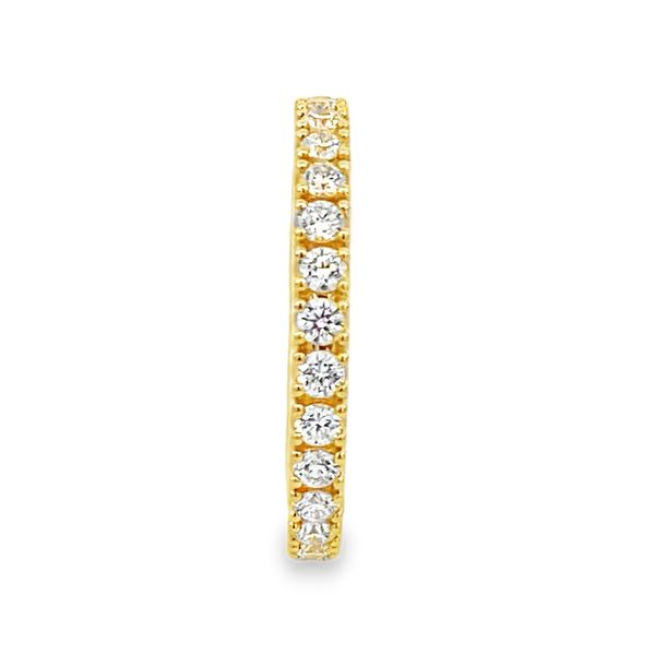 A.Jaffe Yellow Gold Diamond Wedding Band Image 2 SVS Fine Jewelry Oceanside, NY