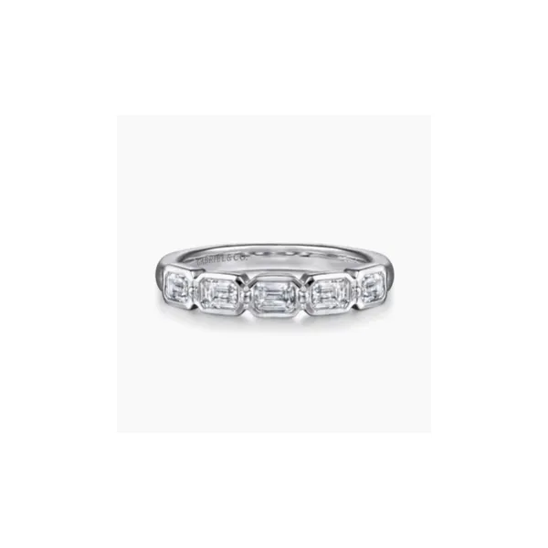 Gabriel & Co. Beta White Gold Diamond Band SVS Fine Jewelry Oceanside, NY