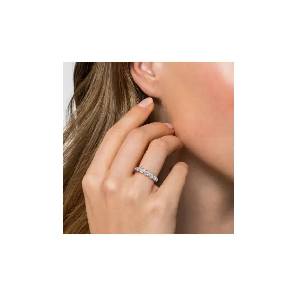 Gabriel & Co. Calypso White Gold Diamond Band Image 2 SVS Fine Jewelry Oceanside, NY