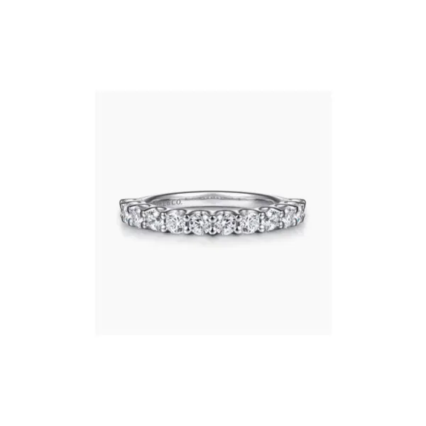 Gabriel & Co. Feline White Gold Diamond Band SVS Fine Jewelry Oceanside, NY