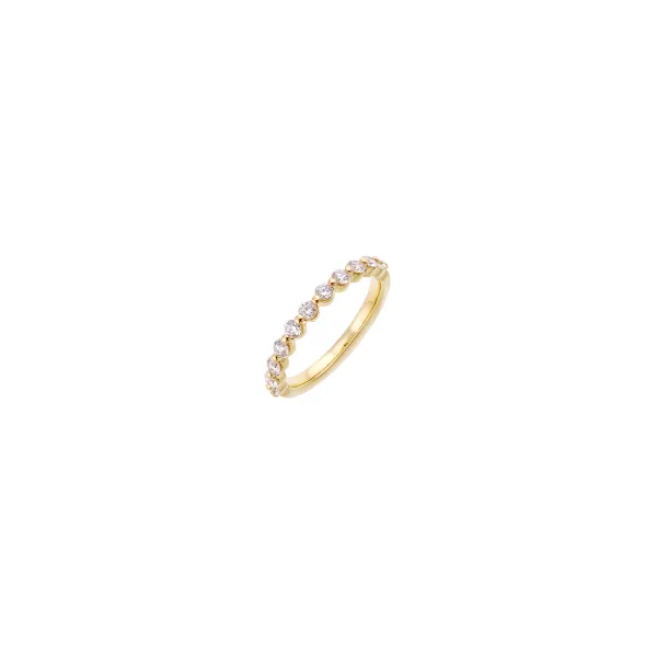 Yellow Gold & Diamond Wedding Band, 0.33Cttw SVS Fine Jewelry Oceanside, NY