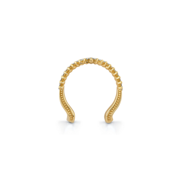 Verragio Vanguard Yellow Gold Embellisher Wedding Band Image 2 SVS Fine Jewelry Oceanside, NY