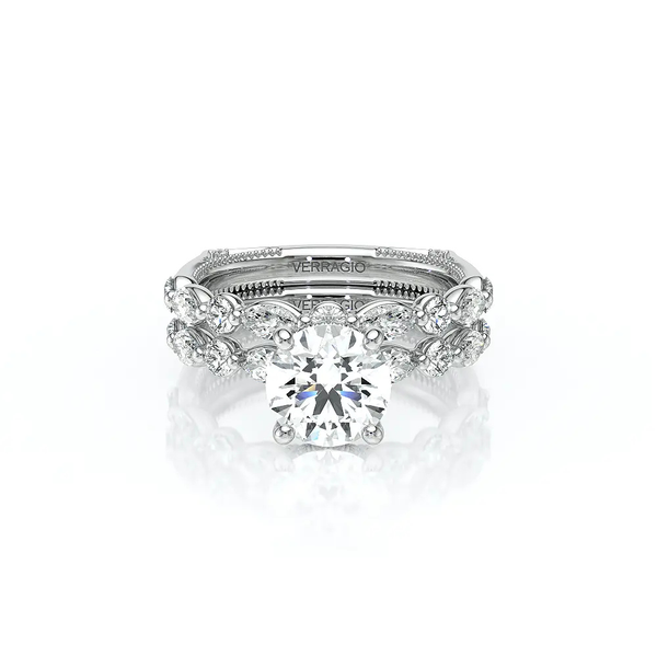 Verragio Vanguard Diamond Wedding Band in 14K White Gold Image 5 SVS Fine Jewelry Oceanside, NY