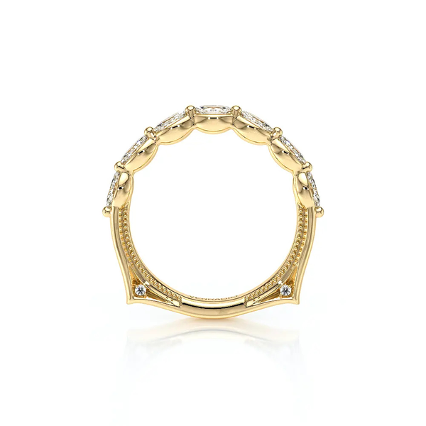 Verragio Vanguard Marquise Diamond Wedding Band in 14K Yellow Gold Image 3 SVS Fine Jewelry Oceanside, NY