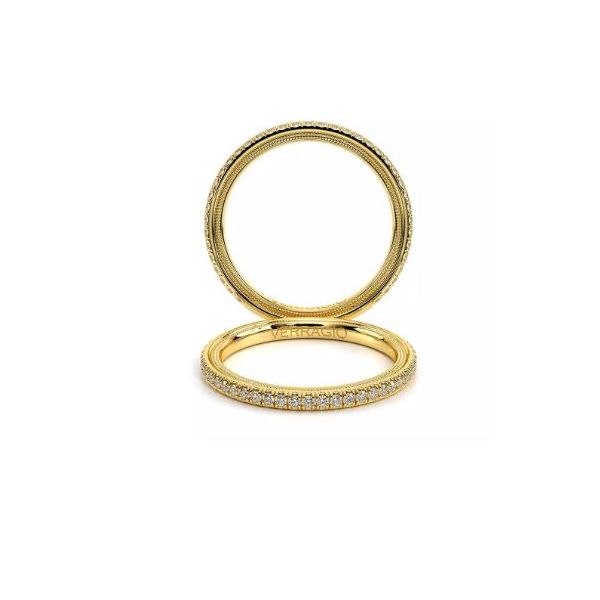 Verragio Tradition Yellow Gold Wedding Band SVS Fine Jewelry Oceanside, NY
