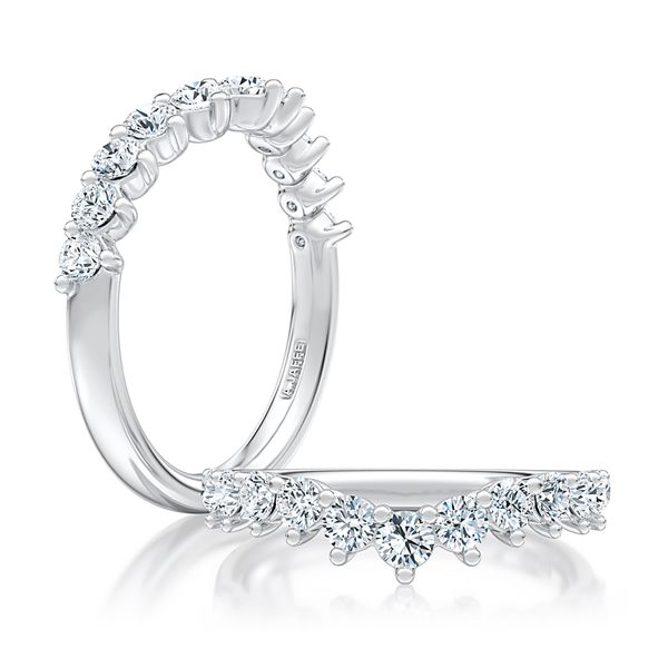 A.Jaffe White Gold Wedding Band SVS Fine Jewelry Oceanside, NY