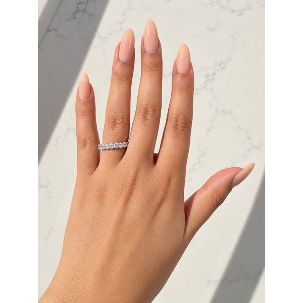 A.Jaffe Yellow Gold Diamond Wedding Ring, 1.05Cttw Image 4 SVS Fine Jewelry Oceanside, NY