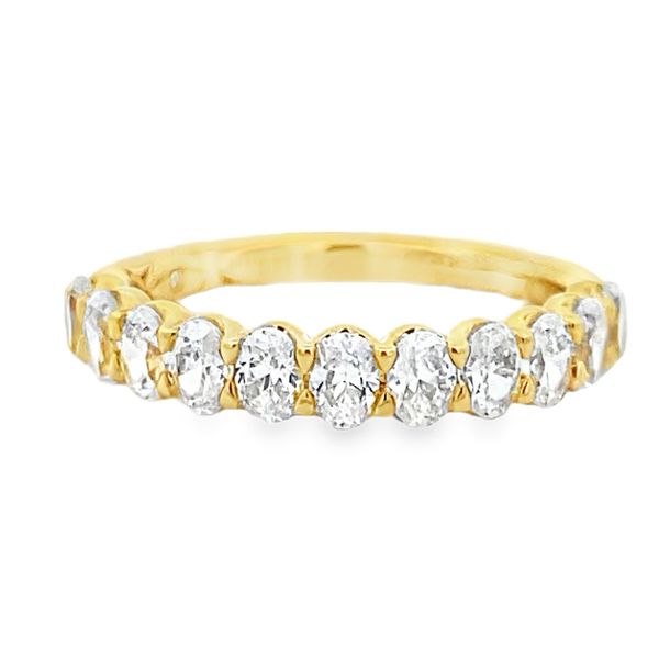 A.Jaffe Yellow Gold Diamond Wedding Ring, 1.05Cttw SVS Fine Jewelry Oceanside, NY