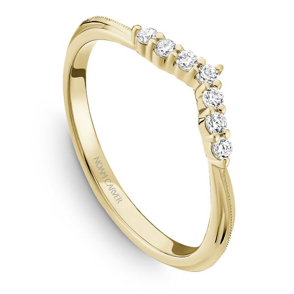 Noam Carver White Gold & Diamond Wedding Band SVS Fine Jewelry Oceanside, NY