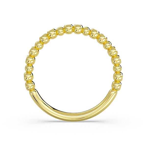Sylvie Yellow Gold Diamond Wedding Band Image 2 SVS Fine Jewelry Oceanside, NY
