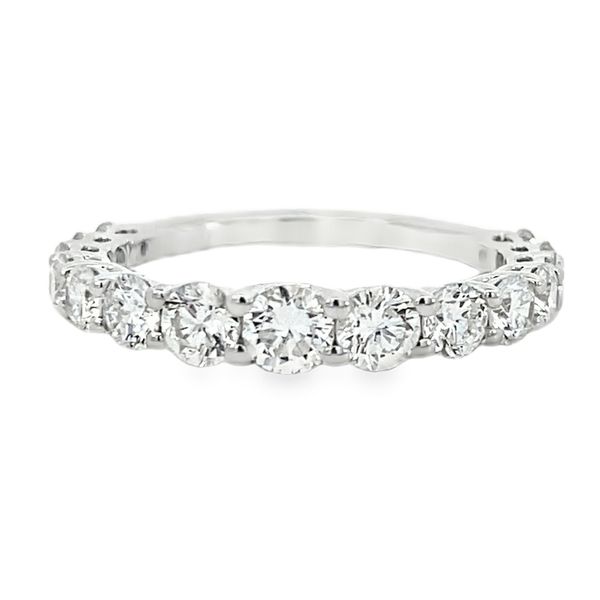 White Gold Lab Grown Diamond Wedding Band SVS Fine Jewelry Oceanside, NY