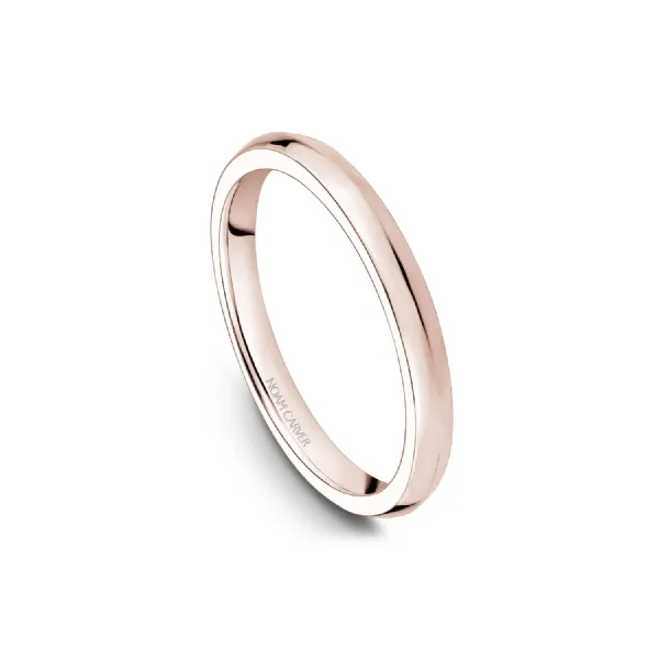 Noam Carver 14K Rose Gold Wedding Band SVS Fine Jewelry Oceanside, NY