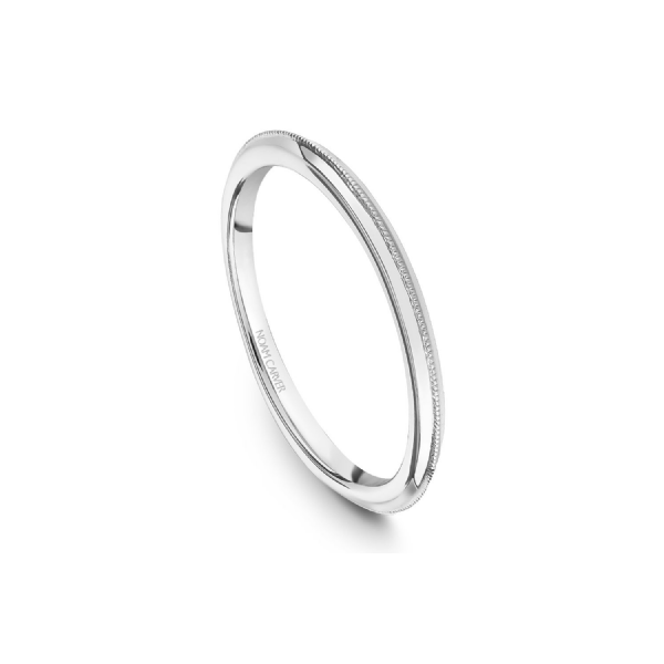 Noam Carver 14K White Gold Wedding Band SVS Fine Jewelry Oceanside, NY