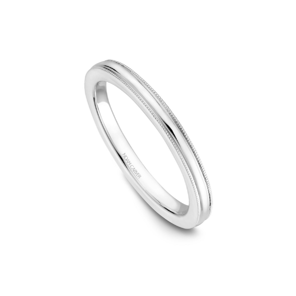 Noam Carver 14K White Gold Wedding Band SVS Fine Jewelry Oceanside, NY