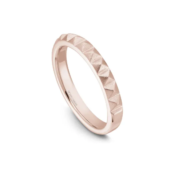 Noam Carver 14K Rose Gold Wedding Band SVS Fine Jewelry Oceanside, NY