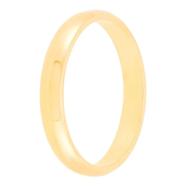 Ladies Yellow Gold 3 mm Wedding Band Image 2 SVS Fine Jewelry Oceanside, NY