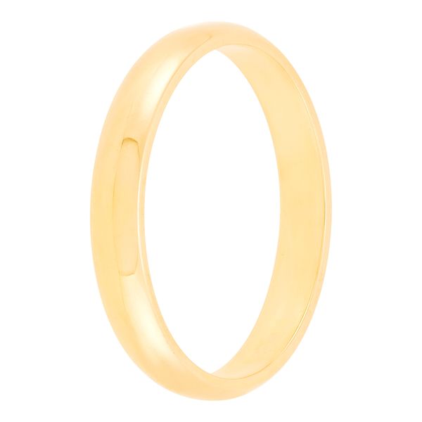 Ladies Yellow Gold 3 mm Wedding Band Image 2 SVS Fine Jewelry Oceanside, NY