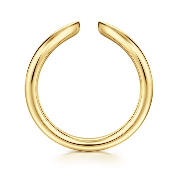 Gabriel & Co. Contemporary Yellow Gold Anniversary Ring Image 2 SVS Fine Jewelry Oceanside, NY