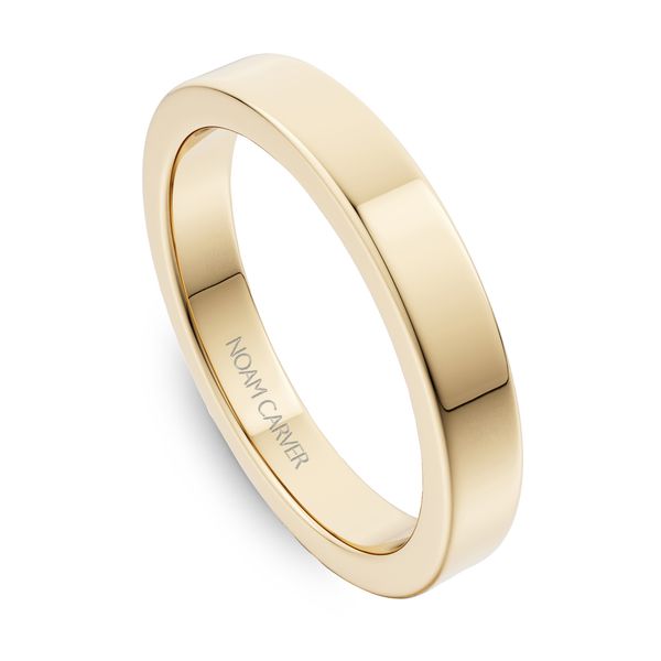 Noam Carver Yellow Gold Wedding Band SVS Fine Jewelry Oceanside, NY