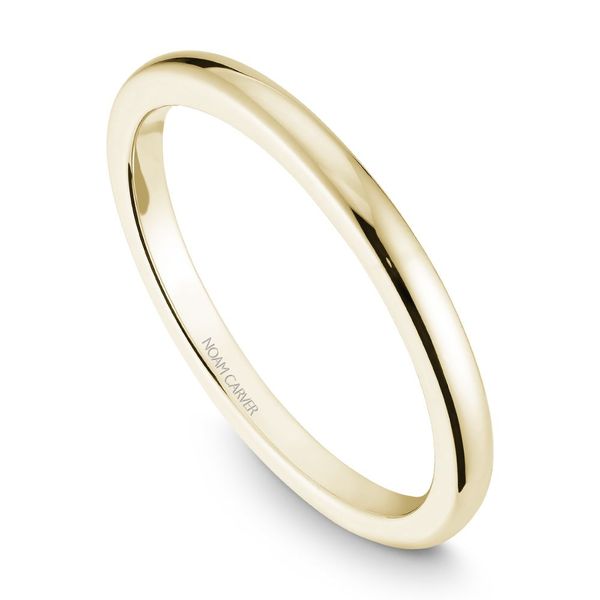 Noam Carver Yellow Gold Wedding Band SVS Fine Jewelry Oceanside, NY