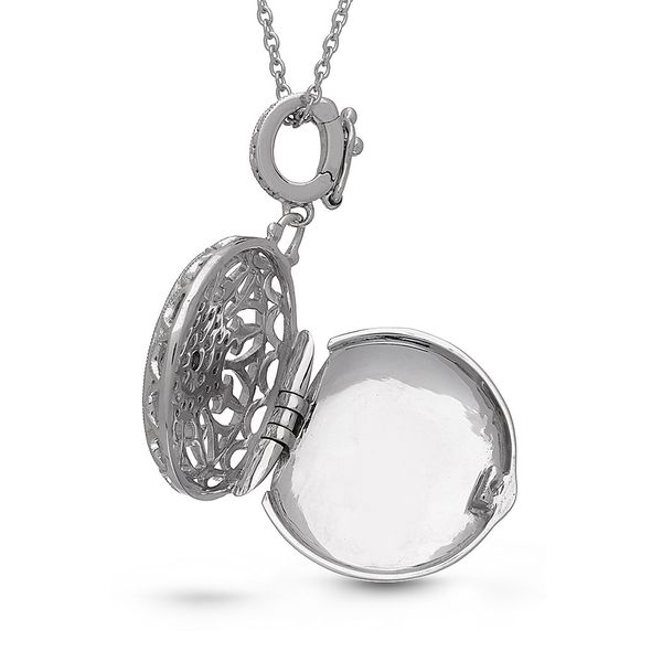 With You Beatrice Sterling Silver Locket Image 2 SVS Fine Jewelry Oceanside, NY