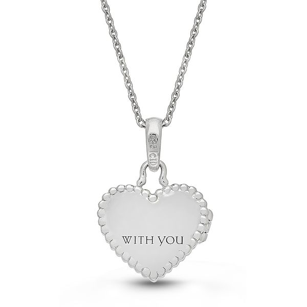 With You Olivia Sterling Silver Locket Image 2 SVS Fine Jewelry Oceanside, NY