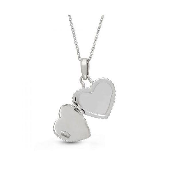 With You Olivia Sterling Silver Locket Image 3 SVS Fine Jewelry Oceanside, NY