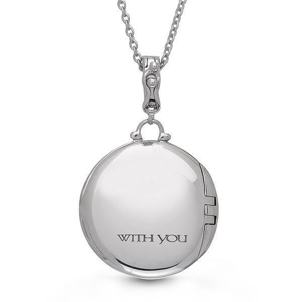With You Beatrice Sterling Silver Locket Image 3 SVS Fine Jewelry Oceanside, NY