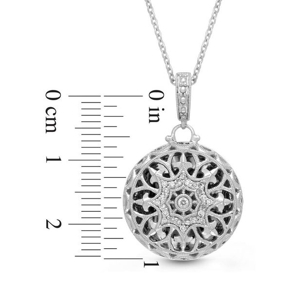 With You Beatrice Sterling Silver Locket Image 4 SVS Fine Jewelry Oceanside, NY