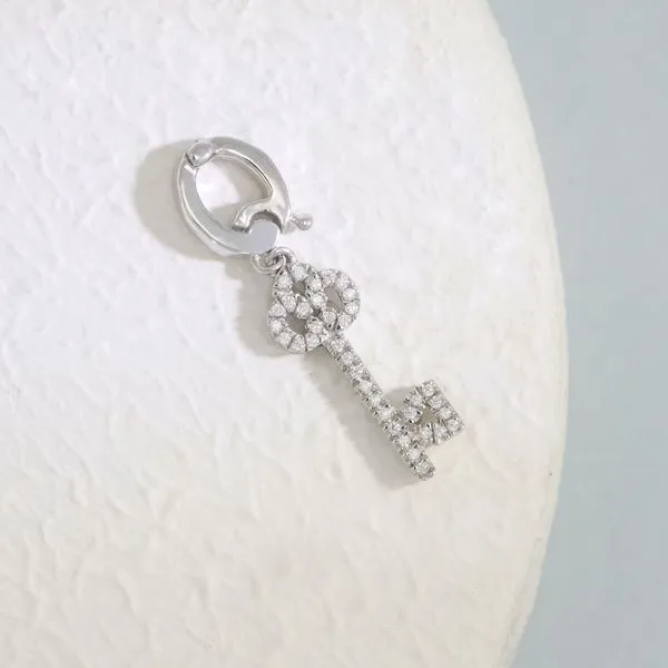 Ella Stein Diamond Key Charm, 0.05Cttw Image 2 SVS Fine Jewelry Oceanside, NY