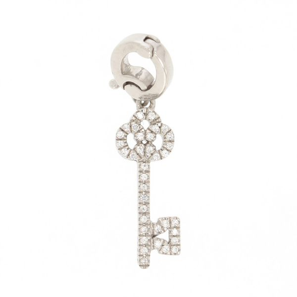 Ella Stein Diamond Key Charm, 0.05Cttw SVS Fine Jewelry Oceanside, NY