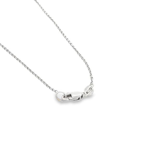 White Gold Pave Diamond Heart Pendant, 0.18Cttw Image 2 SVS Fine Jewelry Oceanside, NY