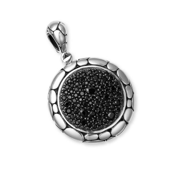 John Hardy Kali Collection Silver & Black Sapphire Pendant Image 5 SVS Fine Jewelry Oceanside, NY
