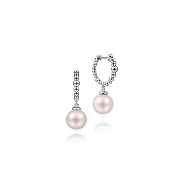 Gabriel & Co. Bujukan Sterling Silver And Pearl Earrings SVS Fine Jewelry Oceanside, NY
