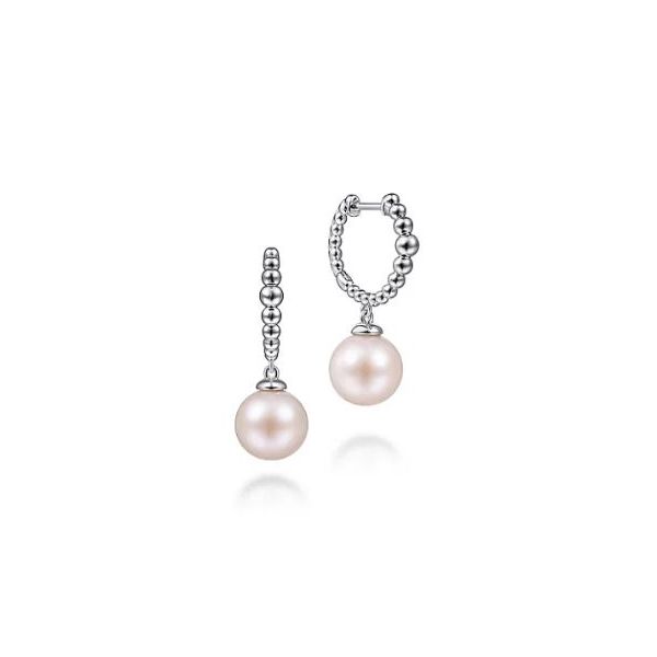 Gabriel & Co. Bujukan Sterling Silver And Pearl Earrings SVS Fine Jewelry Oceanside, NY