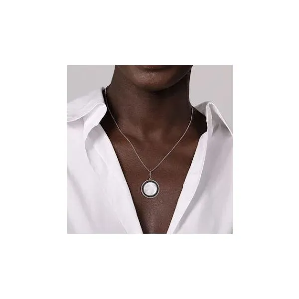 Gabriel & Co. Bujukan Sterling Silver Pendant Image 2 SVS Fine Jewelry Oceanside, NY