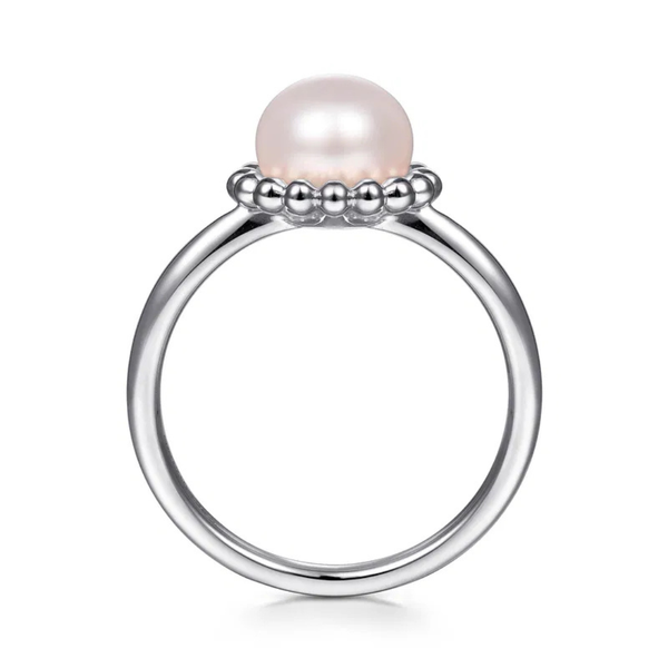 Gabriel & Co. Bujukan Sterling Silver & Pearl Ring Image 4 SVS Fine Jewelry Oceanside, NY
