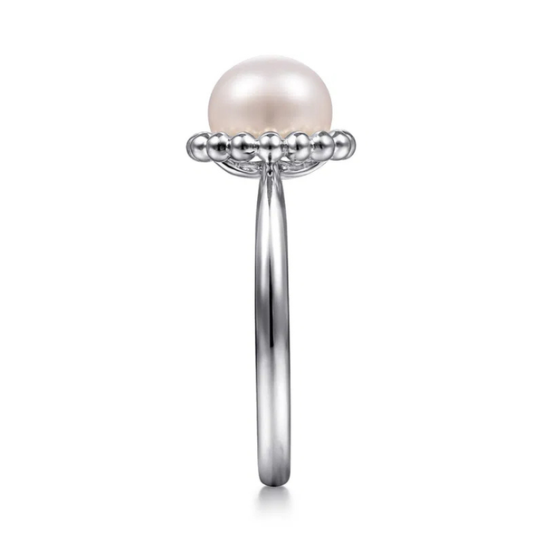 Gabriel & Co. Bujukan Sterling Silver & Pearl Ring Image 5 SVS Fine Jewelry Oceanside, NY