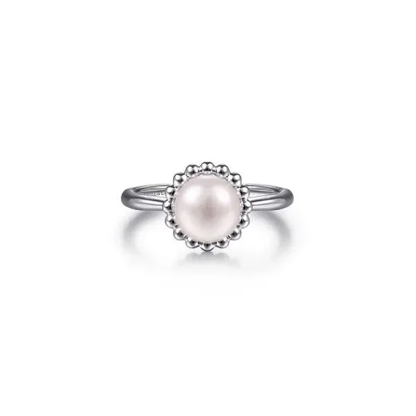 Gabriel & Co. Bujukan Sterling Silver & Pearl Ring SVS Fine Jewelry Oceanside, NY