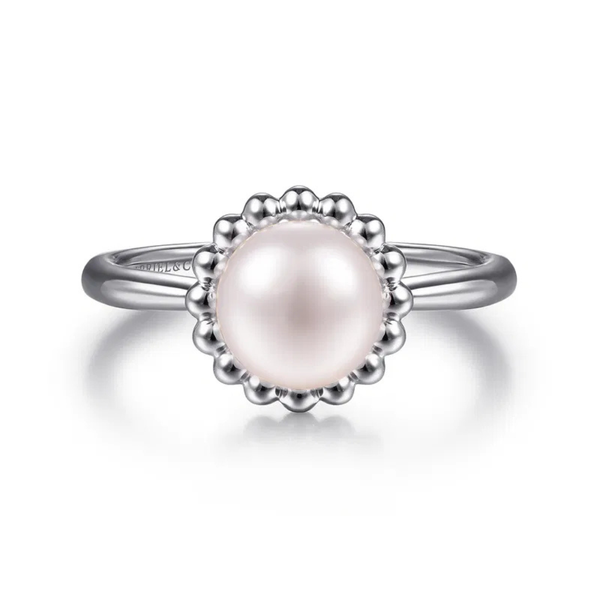 Gabriel & Co. Bujukan Sterling Silver & Pearl Ring SVS Fine Jewelry Oceanside, NY