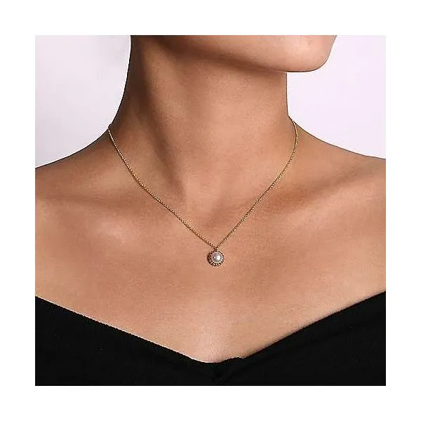 Gabriel & Co. Bujukan Yellow Gold Necklace Image 2 SVS Fine Jewelry Oceanside, NY