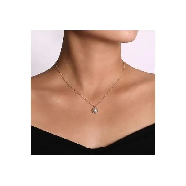 Gabriel & Co. Bujukan Silver & Pearl Necklace Image 2 SVS Fine Jewelry Oceanside, NY