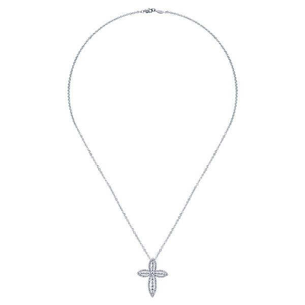 Gabriel & Co. Faith Collection Necklace Image 2 SVS Fine Jewelry Oceanside, NY