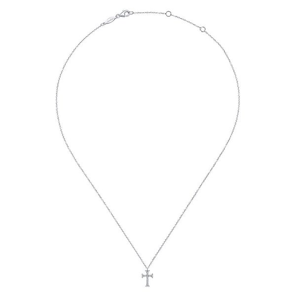 Gabriel & Co. Faith Collection Necklace Image 2 SVS Fine Jewelry Oceanside, NY