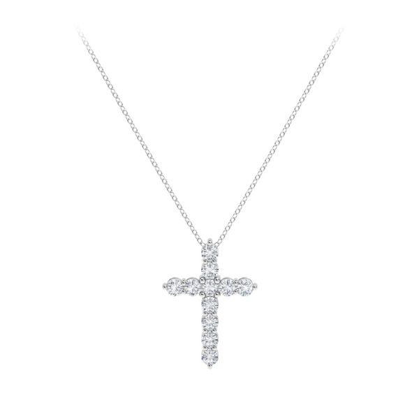Forevermark Diamond Cross Pendant SVS Fine Jewelry Oceanside, NY