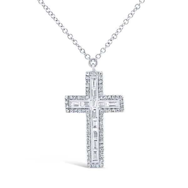 White Gold Diamond Cross SVS Fine Jewelry Oceanside, NY