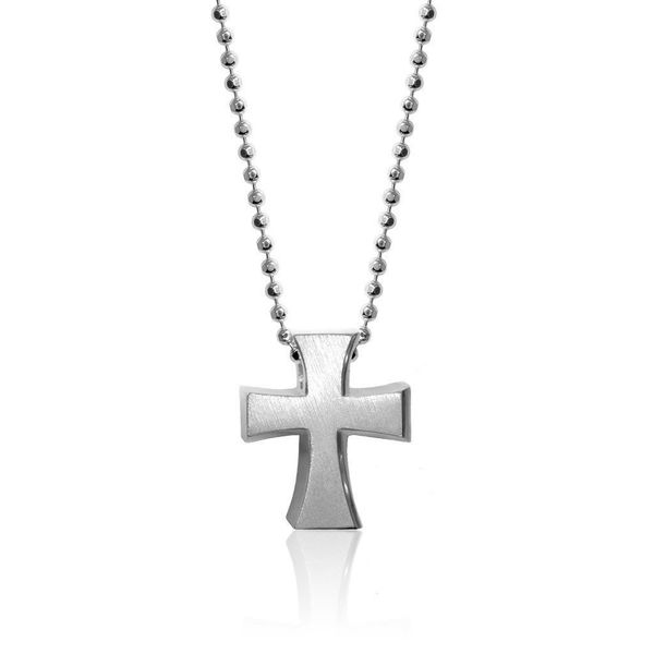 Alex Woo Little Faith Sterling Silver Cross Necklace SVS Fine Jewelry Oceanside, NY