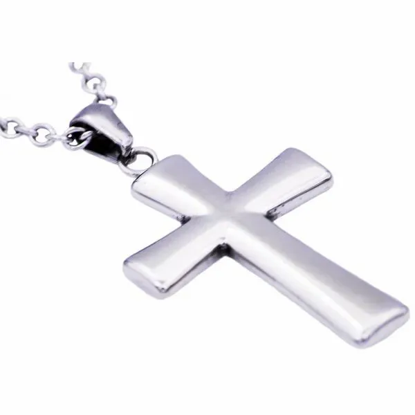 Men's Stainless Steel Cross Pendant SVS Fine Jewelry Oceanside, NY